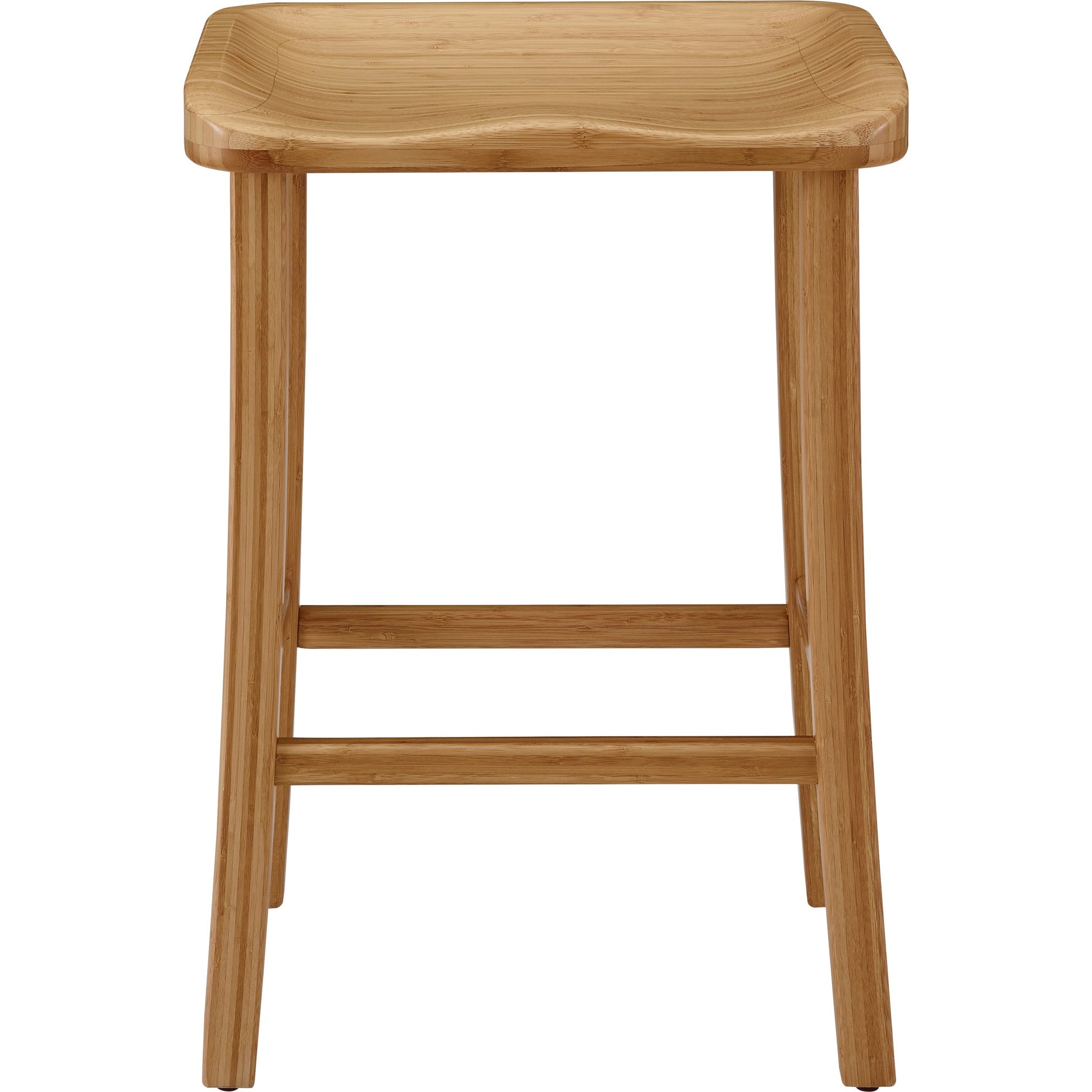 Tulip Bar Height Stool by Greenington. Made from 100% bamboo in a transitional style.