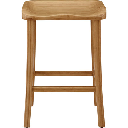 Tulip Bar Height Stool by Greenington. Made from 100% bamboo in a transitional style.