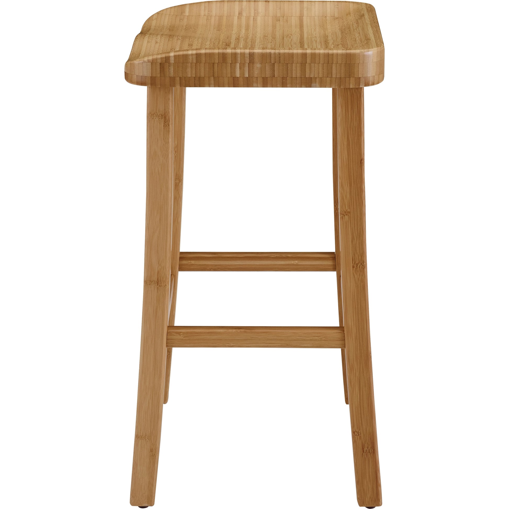 Tulip Bar Height Stool by Greenington. Made from 100% bamboo in a transitional style.