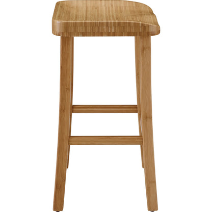 Tulip Bar Height Stool by Greenington. Made from 100% bamboo in a transitional style.