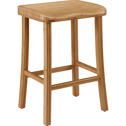 Tulip Bar Height Stool by Greenington. Made from 100% bamboo in a transitional style.