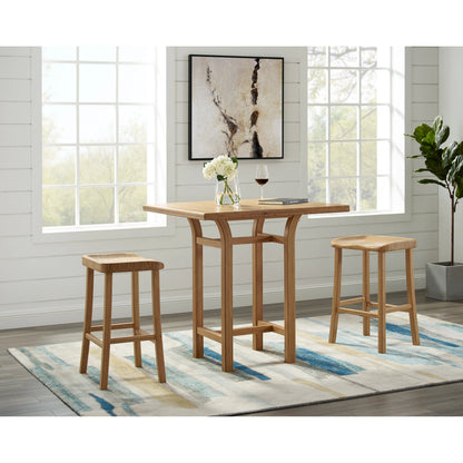 Tulip Bar Height Stool by Greenington. Made from 100% bamboo in a transitional style.