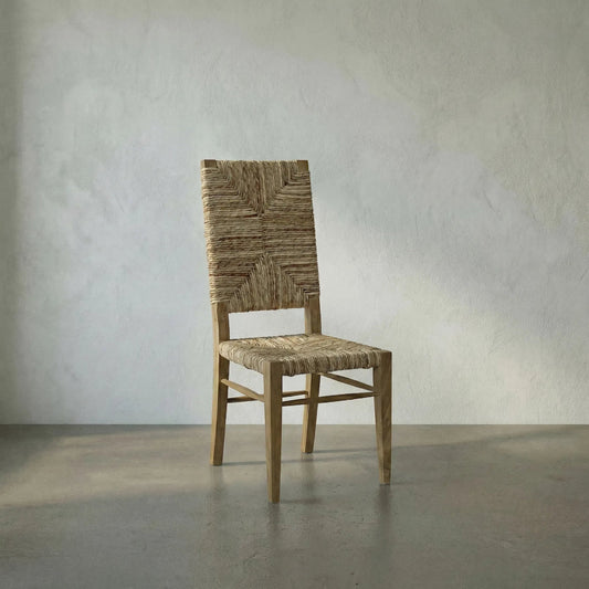 Neva Chair by Noir in teak. Made from teak in a cottage & farmhouse style.