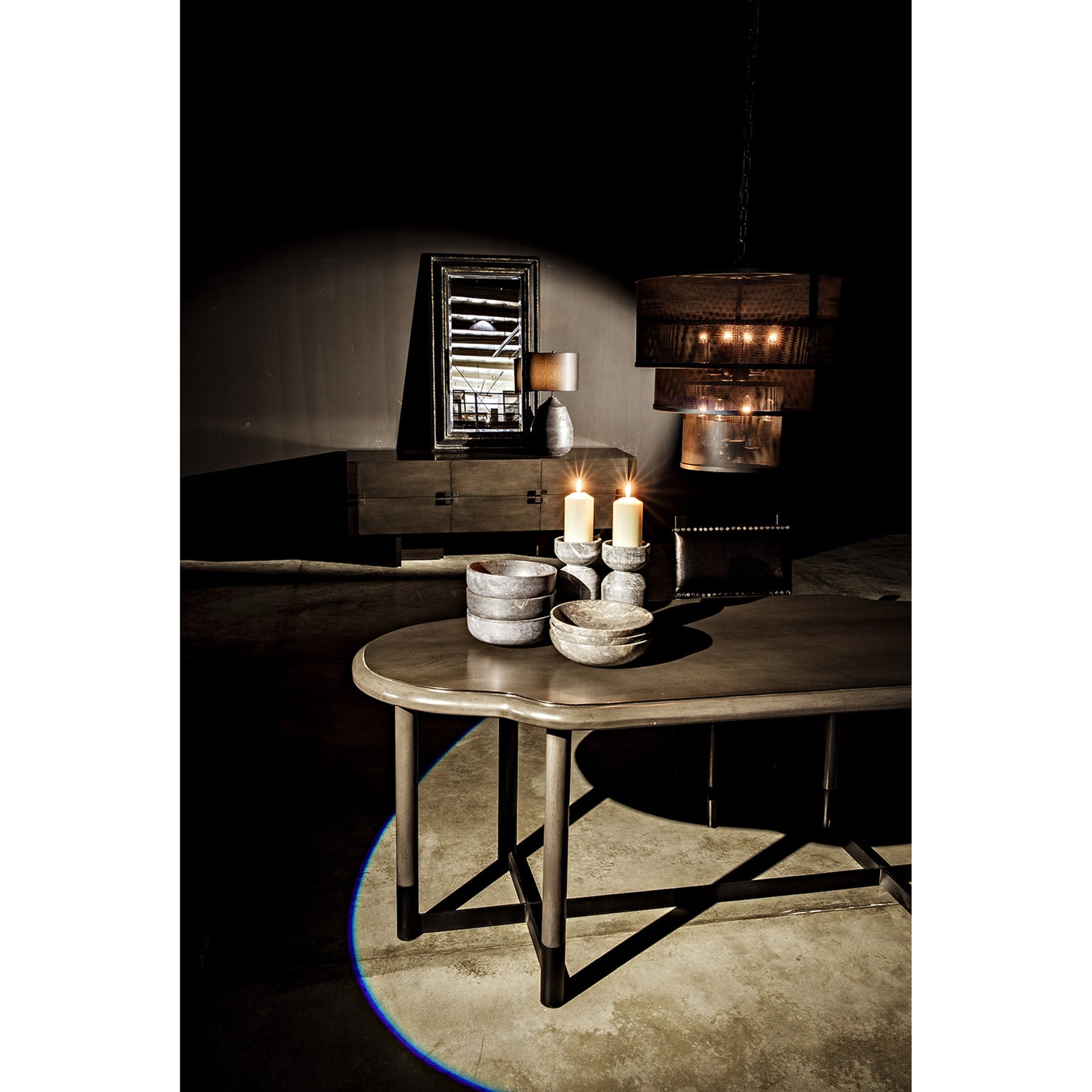 Kerouac Chair by Noir in distressed brown. Made from birch in a traditional style.