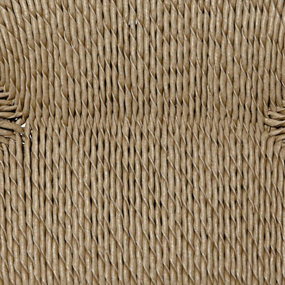 Laredo Chair with Synthetic Woven by Noir in clear coat flat. Made from teak and synthetic woven in a modern style.
