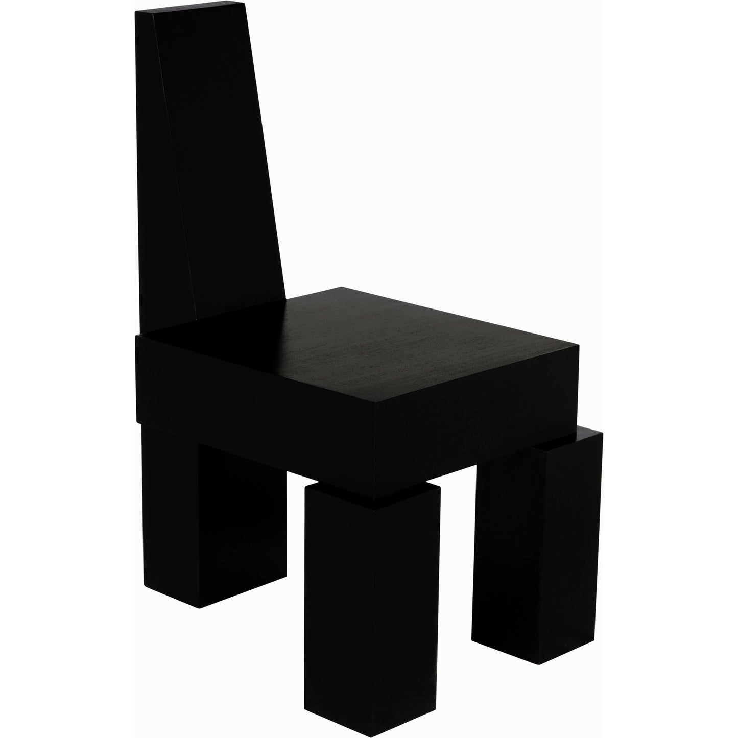002 SI-2189465 | Unknown | Murry Chair by Noir in hand rubbed black. Made from mahogany in a modern style.