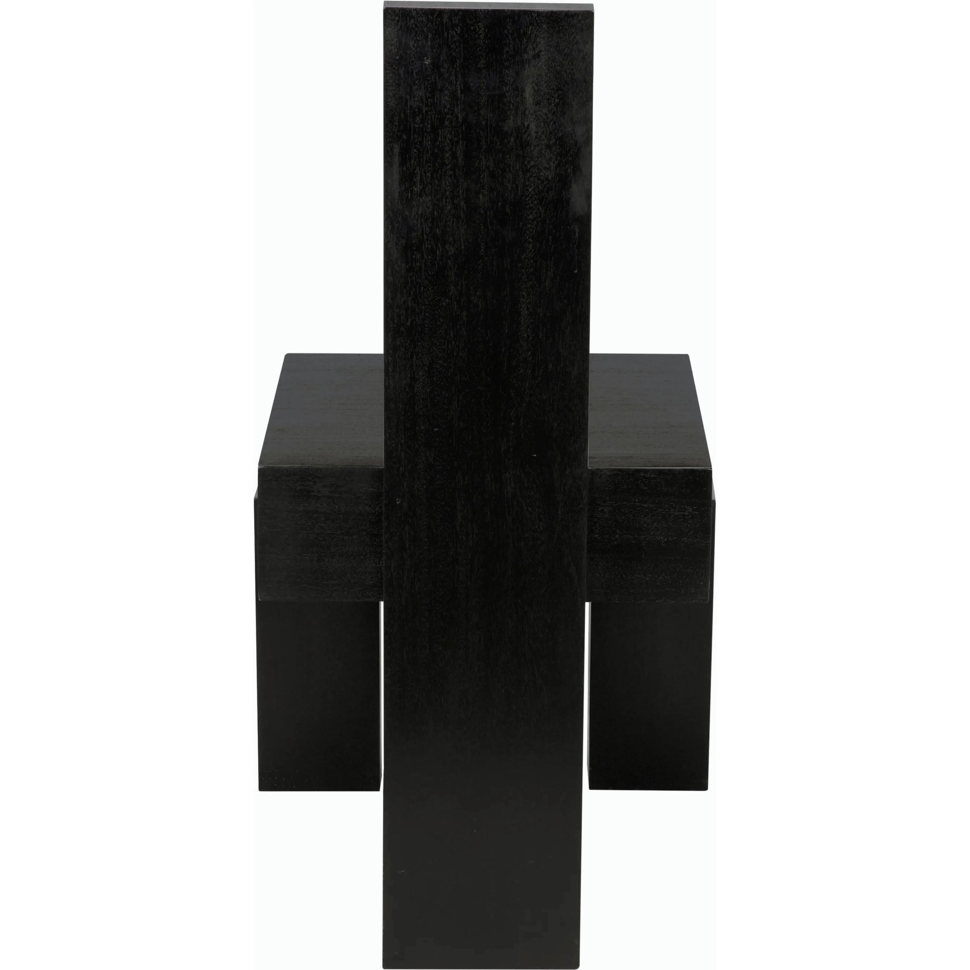 Murry Chair by Noir in hand rubbed black. Made from mahogany in a modern style.