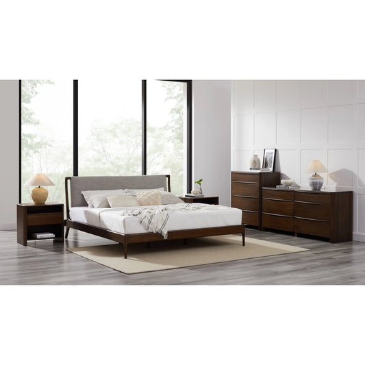 Catalina Chest by Greenington in black walnut. Made from 100% solid moso bamboo in a rustic style.