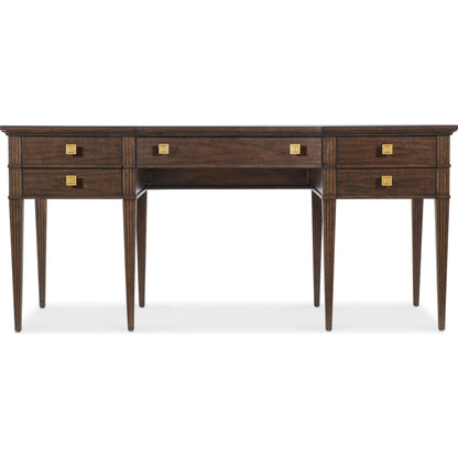 Diplomat Diplomat Writing Desk by Hooker Furniture in dark wood and walnut. Made from unique in a traditional style.