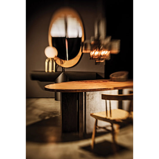 T Console by Noir in metal. Made from metal in a modern style.