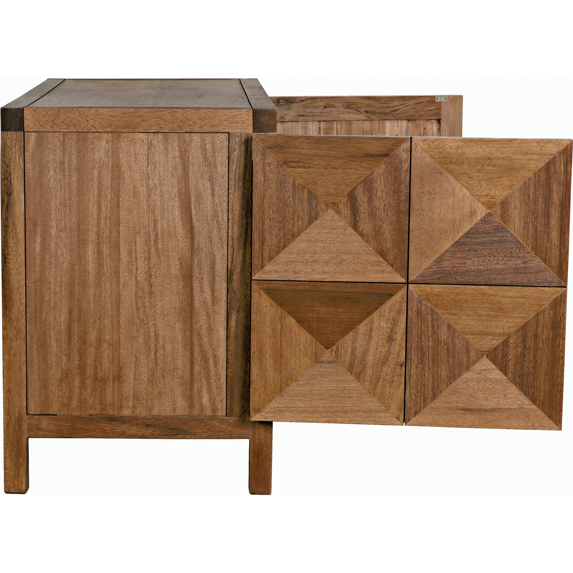 Quadrant Sideboard by Noir. Made from walnut in a modern style.