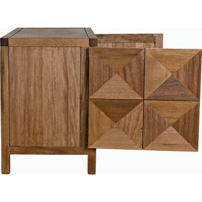 Quadrant Sideboard by Noir. Made from walnut in a modern style.