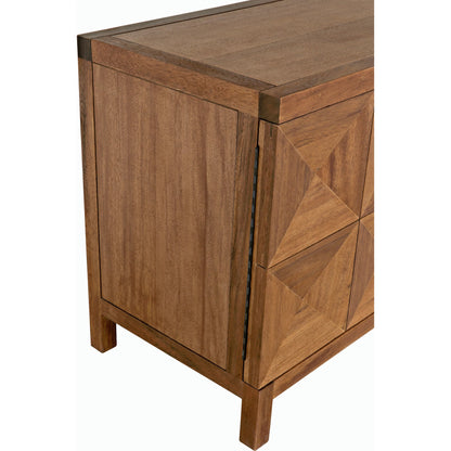 Quadrant Sideboard by Noir. Made from walnut in a modern style.