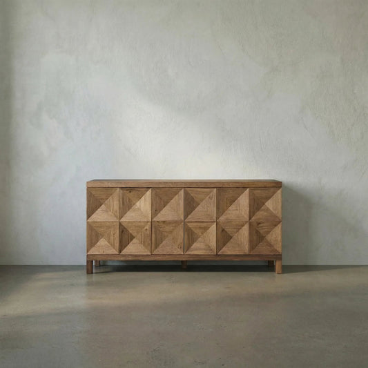 Quadrant Sideboard by Noir. Made from walnut in a modern style.