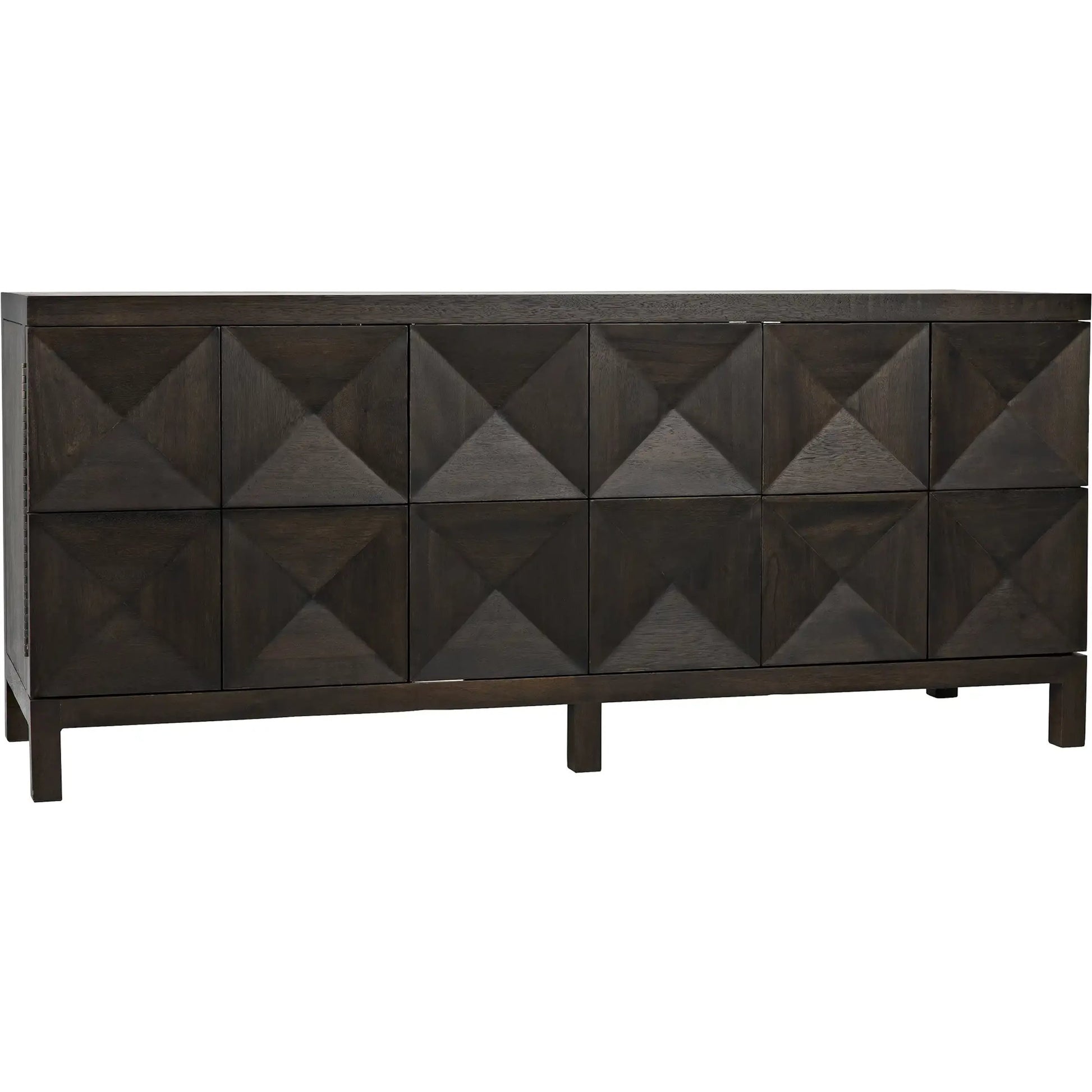 Quadrant Sideboard by Noir. Made from walnut in a modern style.