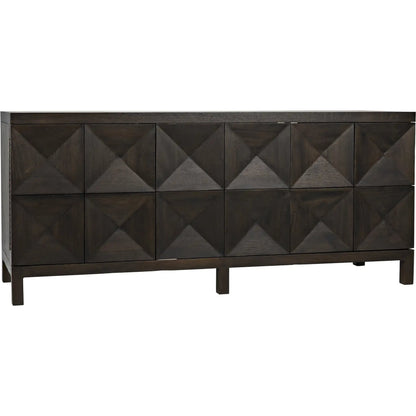 Quadrant Sideboard by Noir. Made from walnut in a modern style.