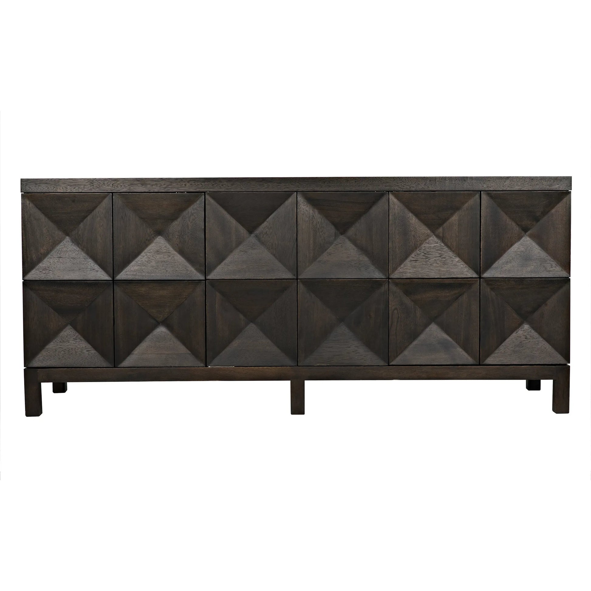Quadrant Sideboard by Noir. Made from walnut in a modern style.