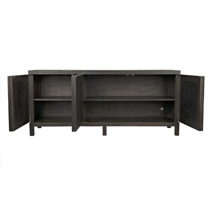 Quadrant Sideboard by Noir. Made from walnut in a modern style.