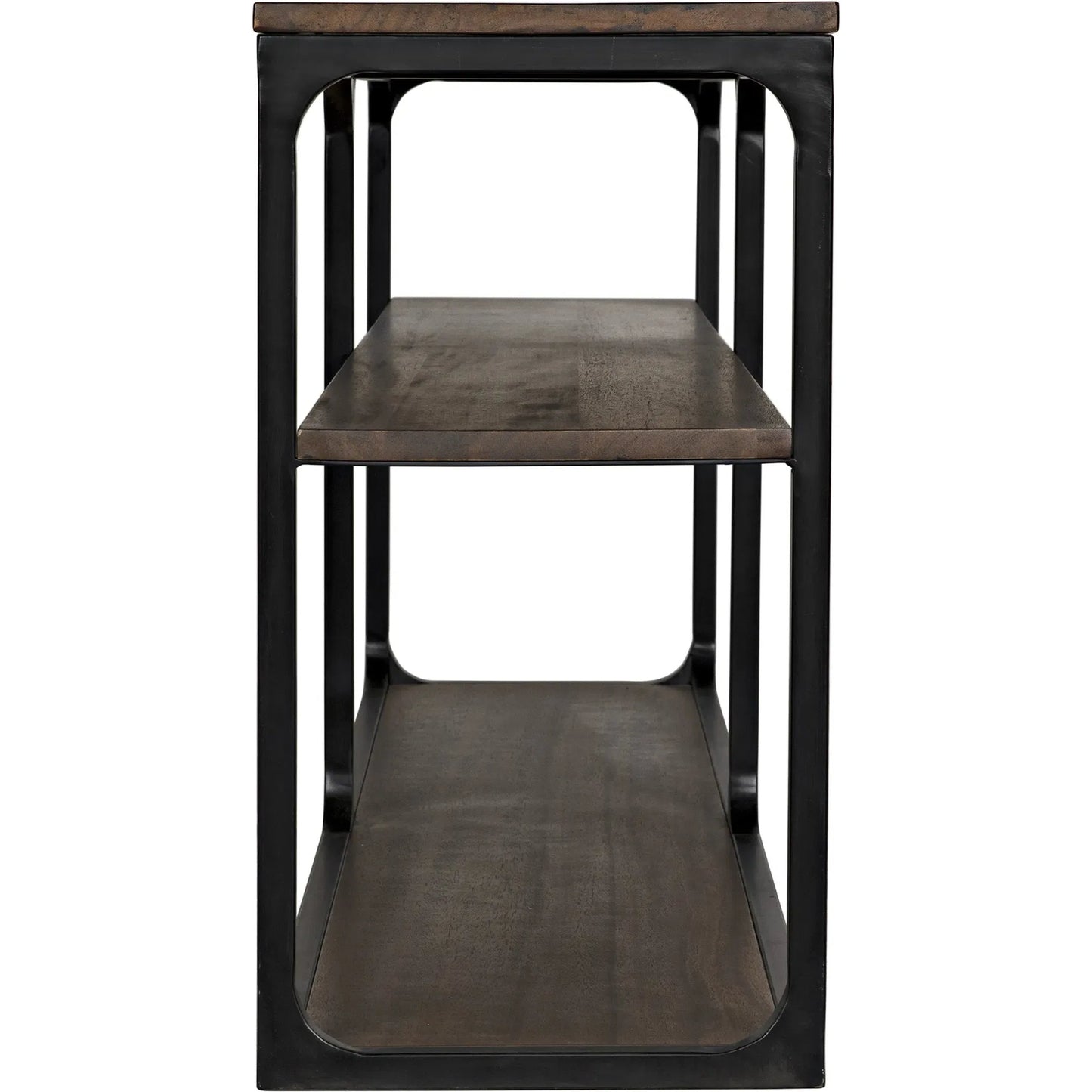 010 S-335218 | Unknown | Novie Console by Noir in dark walnut. Made from walnut, metal in a modern style.