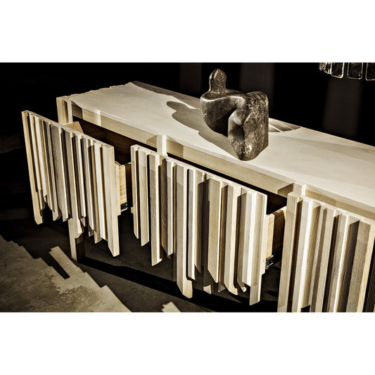 Desdemona Sideboard by Noir in bleached. Made from elm in a modern style.