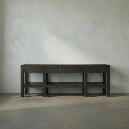 Conrad Console by Noir. Made from unique in a transitional style.