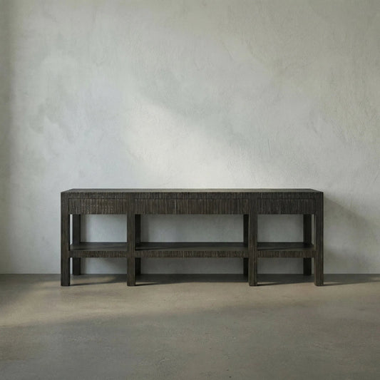 Conrad Console by Noir. Made from unique in a transitional style.