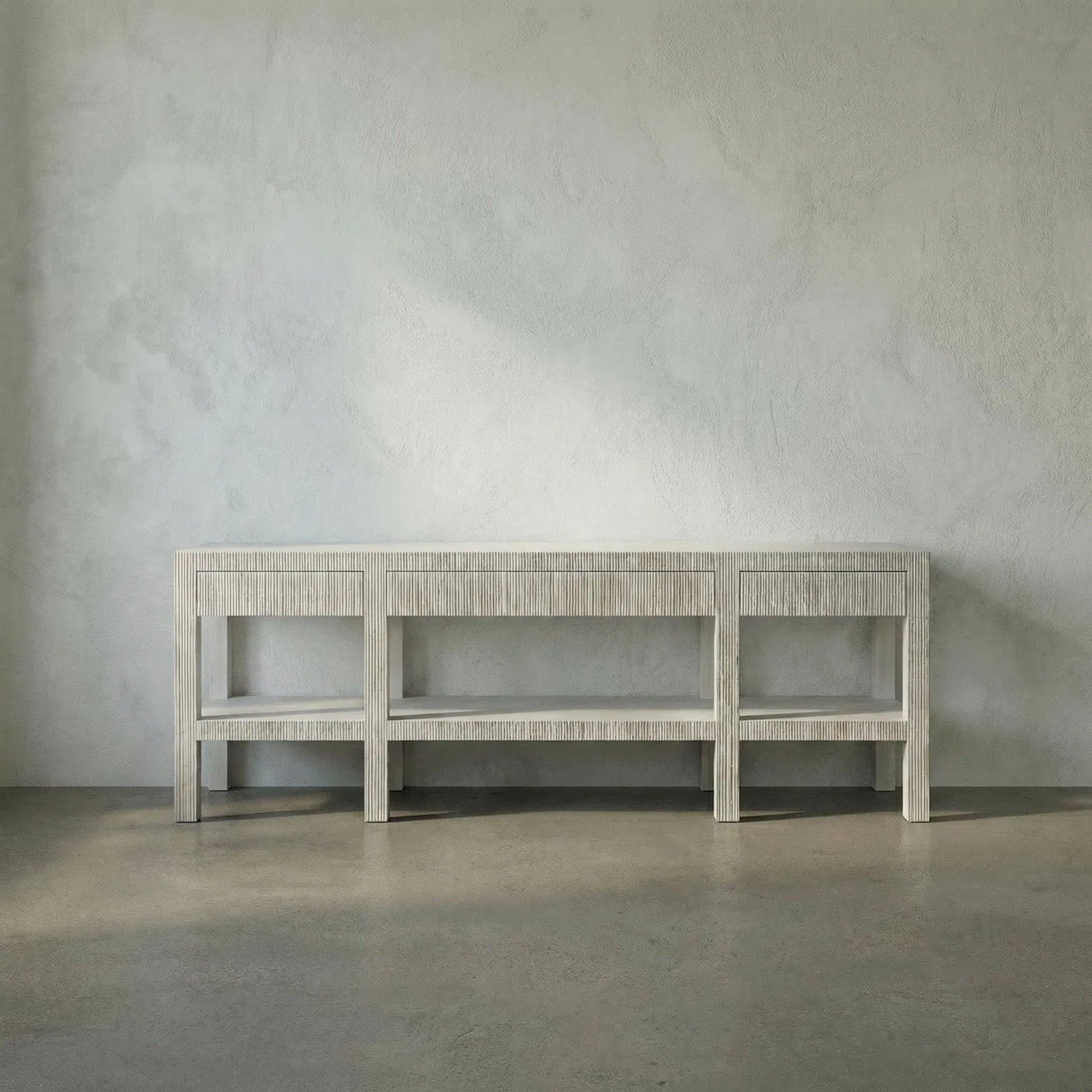 Conrad Console by Noir. Made from unique in a transitional style.