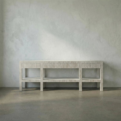 Conrad Console by Noir. Made from unique in a transitional style.
