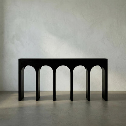 Bridge Console by Noir. Made from mahogany in a modern style.
