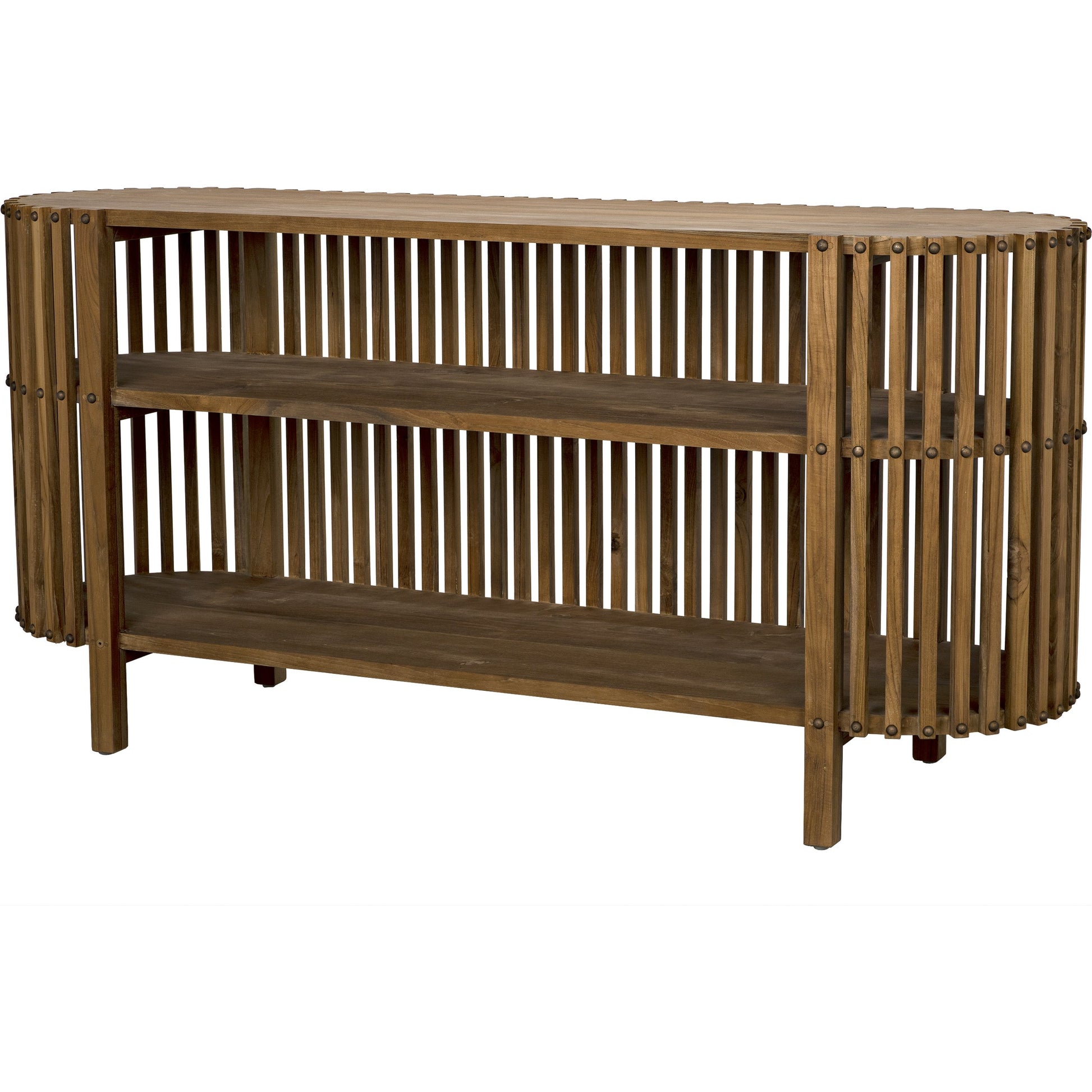 Consuela Console by Noir in teak. Made from teak in a modern style.