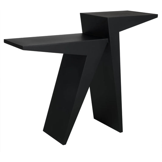 Steam Console by Noir in black metal. Made from metal in a modern style.
