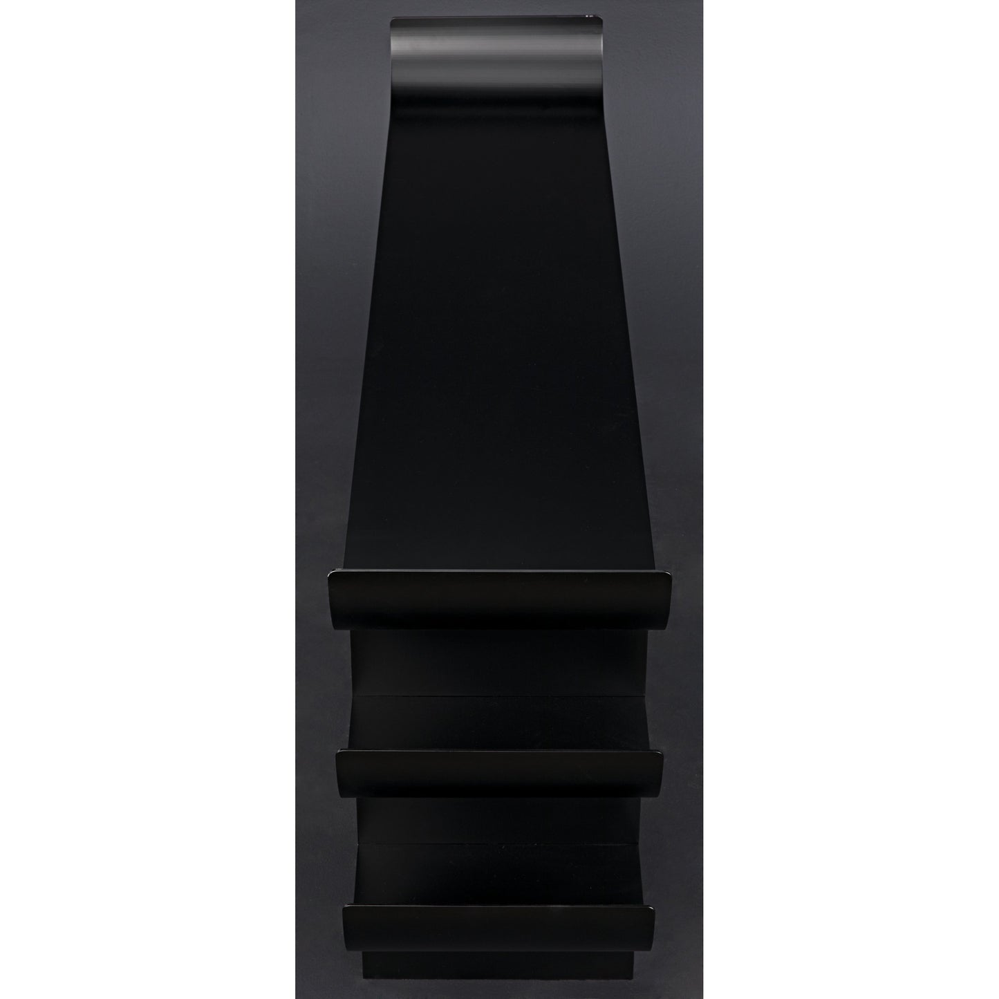 011 SR-888740 | Additional Silo | Kyoto Console by Noir in black metal. Made from metal in a eclectic & global style.