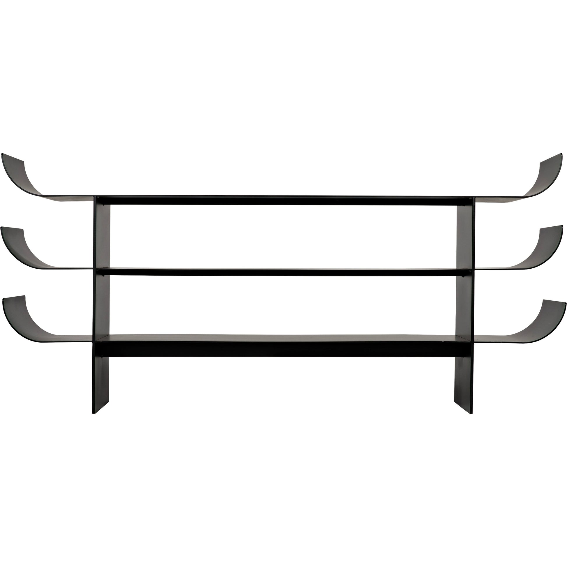 Kyoto Console by Noir in black metal. Made from metal in a eclectic & global style.