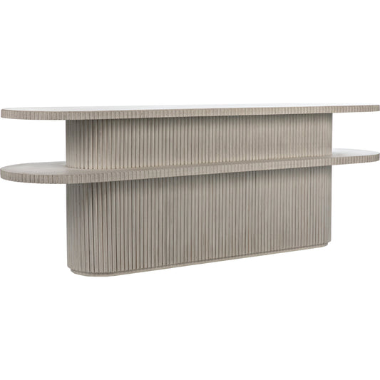 Parker Console Table by Noir in white wash. Made from mahogany in a modern style.