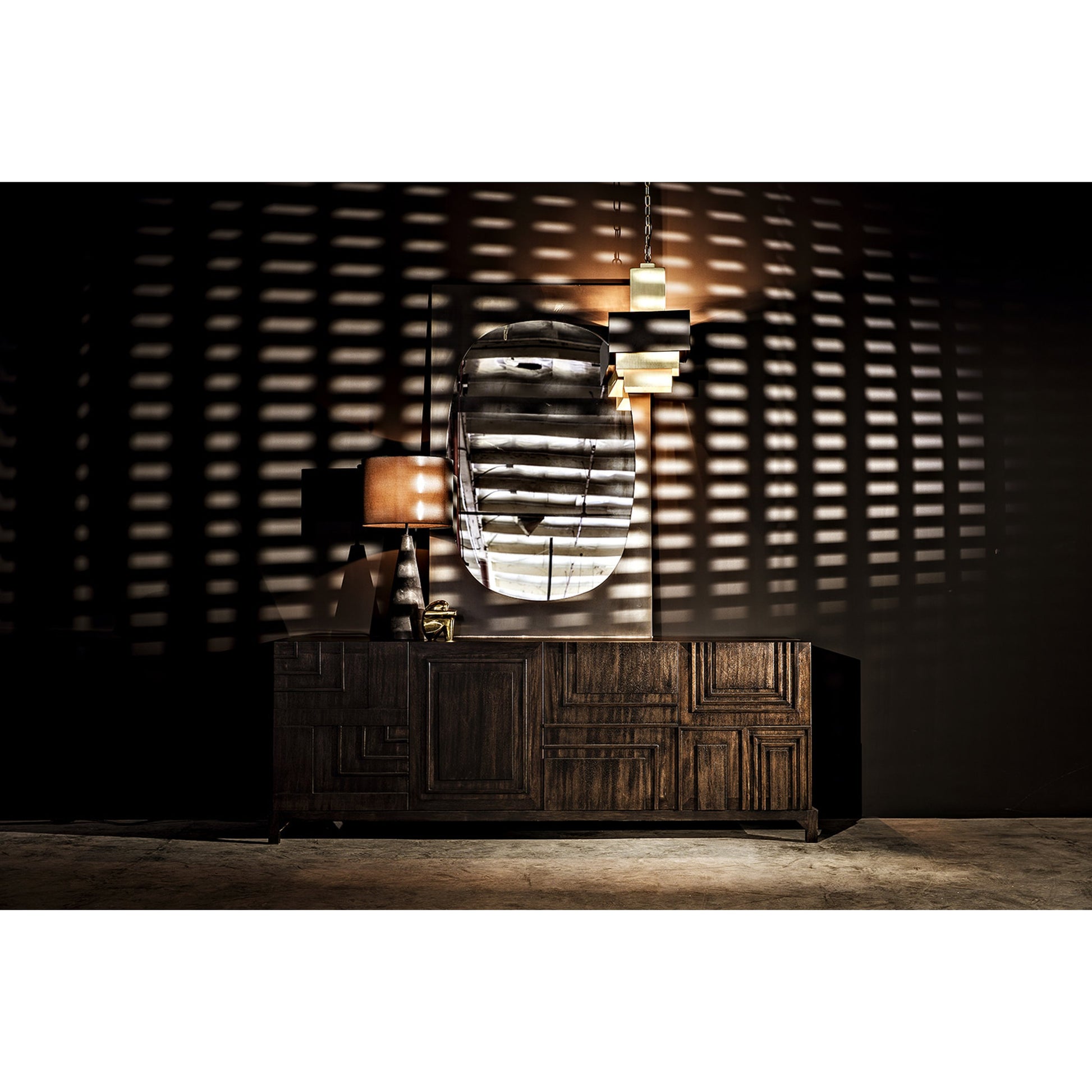 Holden Sideboard by Noir. Made from walnut and veneer in a eclectic & global style.