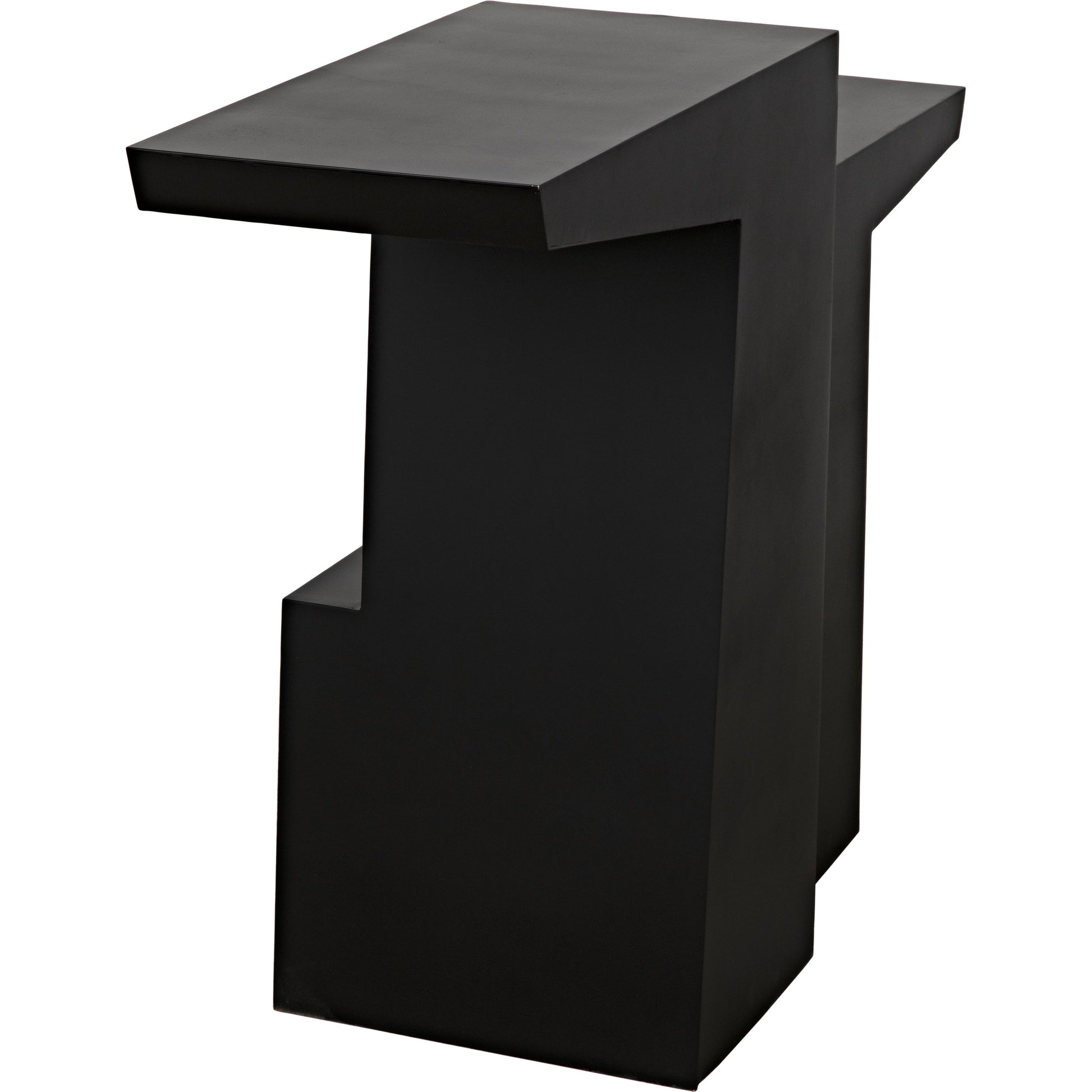 Jazz Console by Noir in black metal. Made from metal in a eclectic & global style.