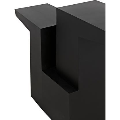Jazz Console by Noir in black metal. Made from metal in a eclectic & global style.