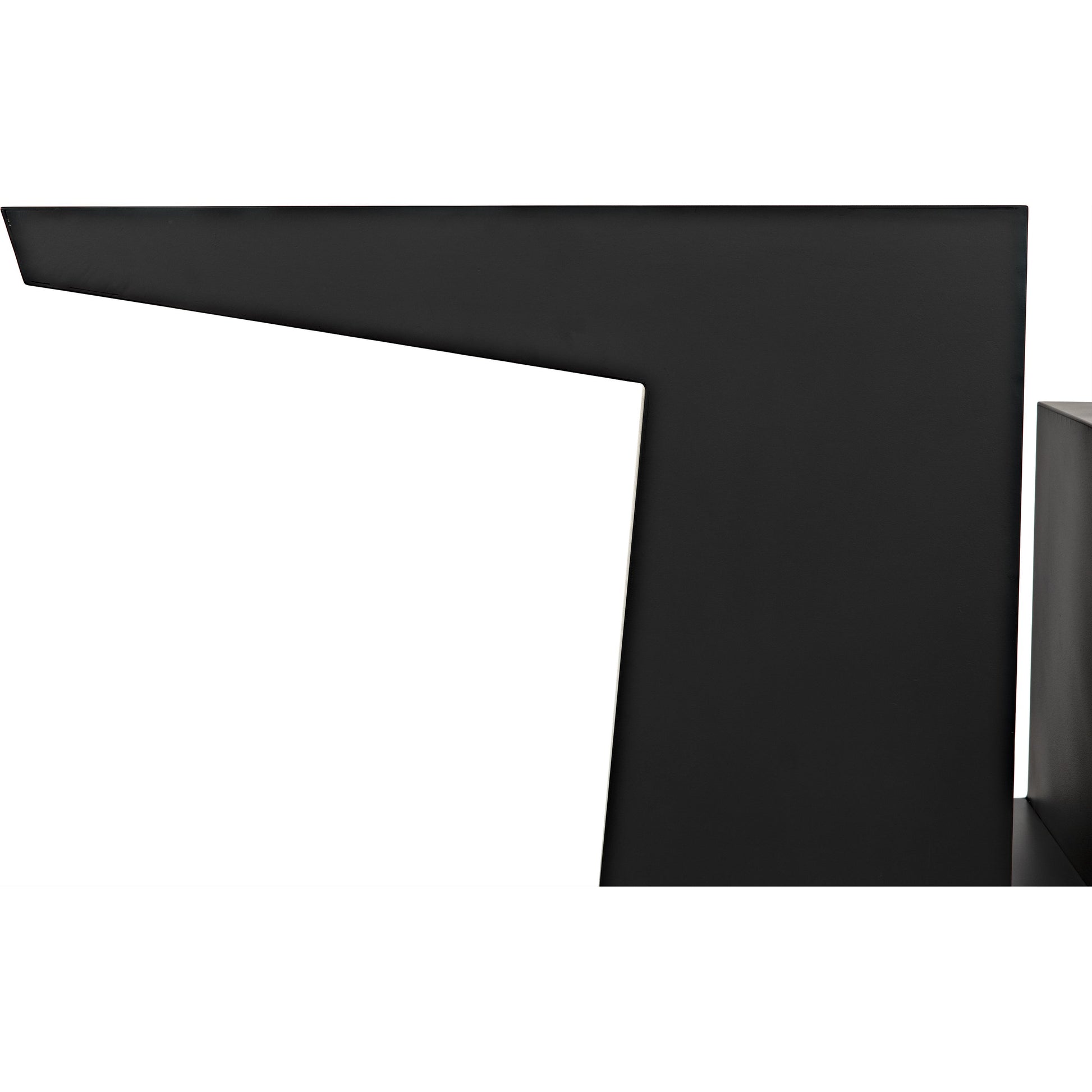 Jazz Console by Noir in black metal. Made from metal in a eclectic & global style.