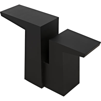 Jazz Console by Noir in black metal. Made from metal in a eclectic & global style.