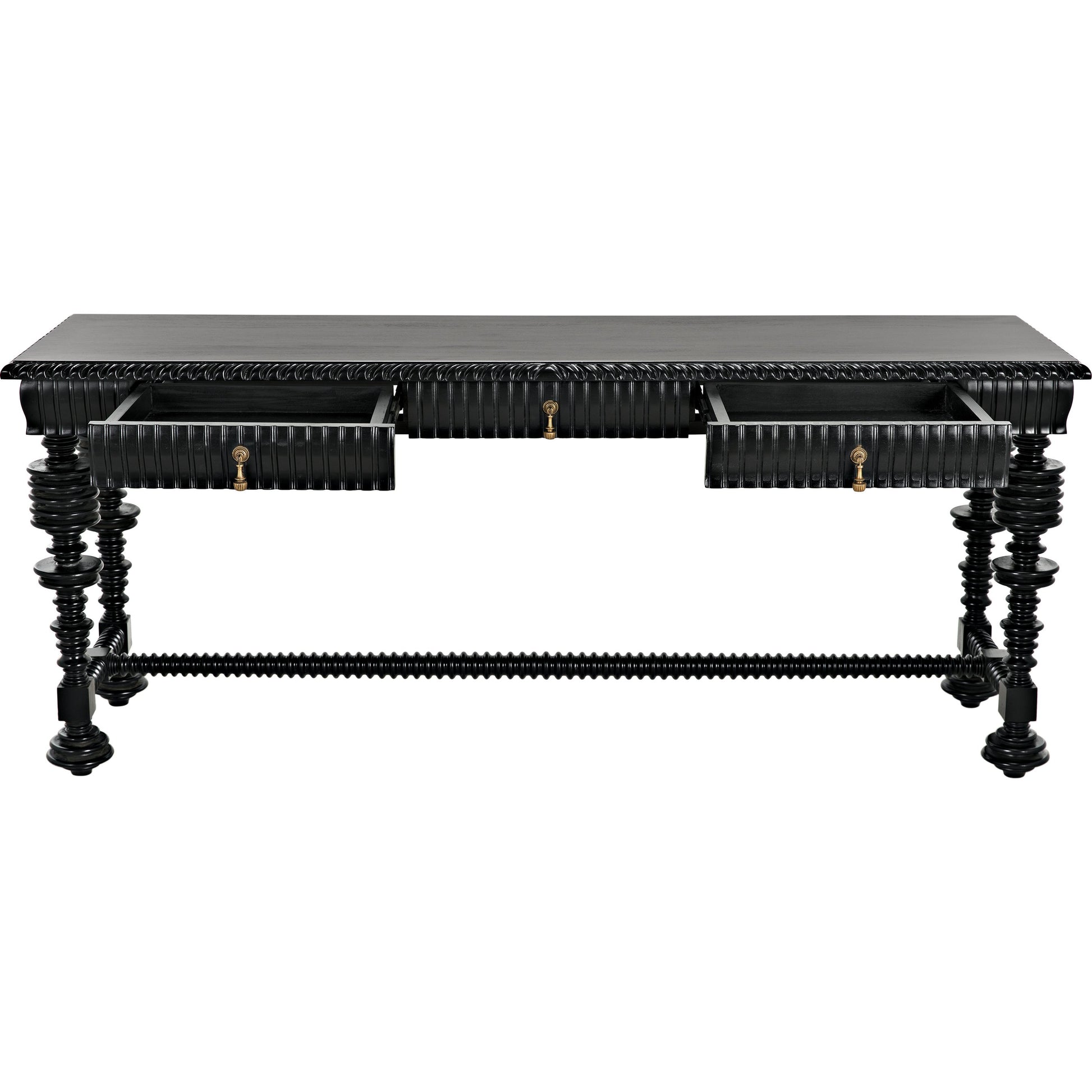 Portuguese Console by Noir. Made from mahogany in a eclectic & global style.