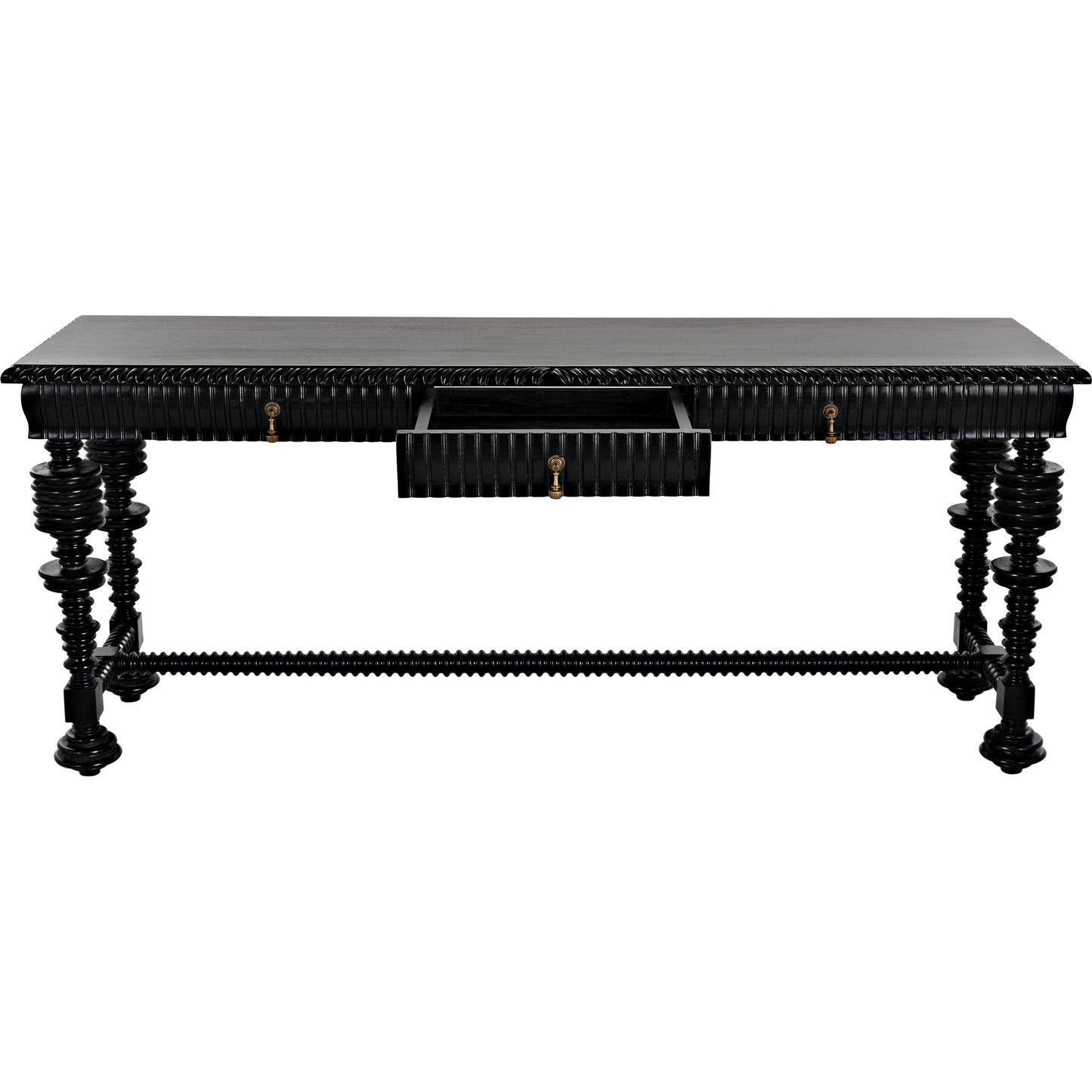 004 SI-1755556 | Additional Silo | Portuguese Console by Noir. Made from mahogany in a eclectic & global style.