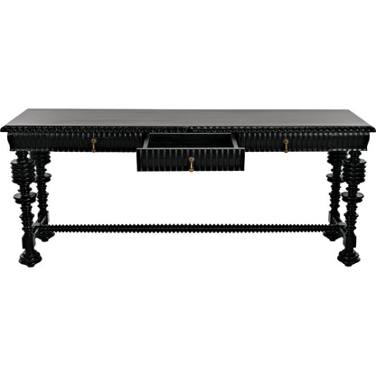 Portuguese Console by Noir. Made from mahogany in a eclectic & global style.