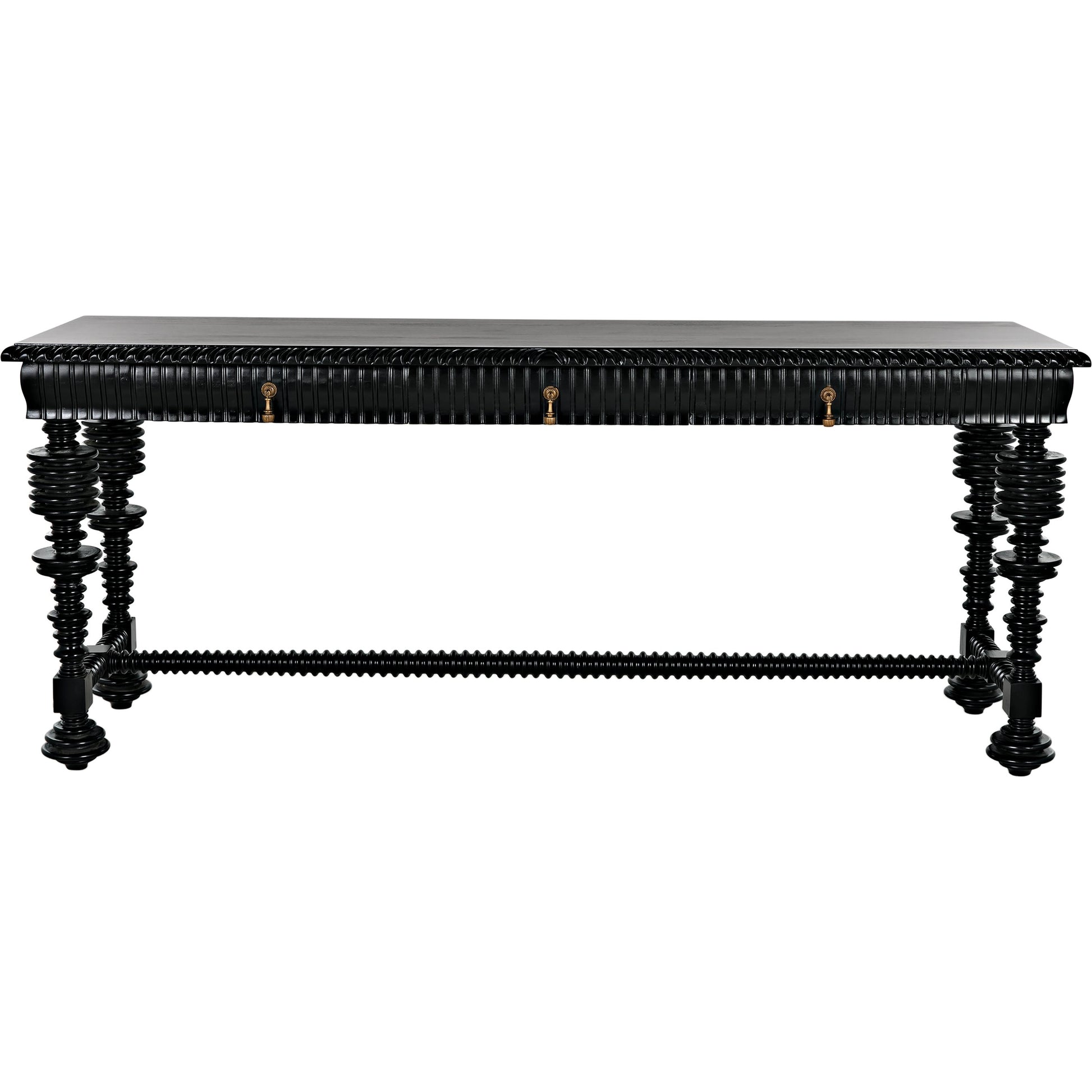 Portuguese Console by Noir. Made from mahogany in a eclectic & global style.