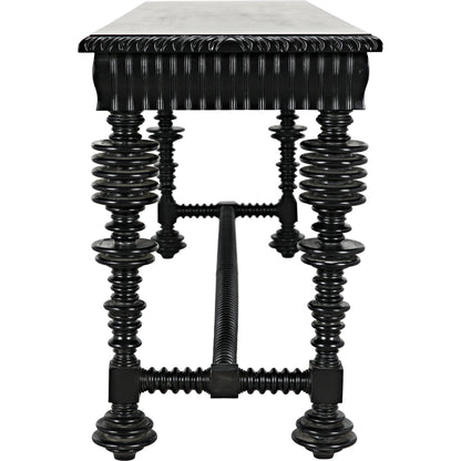 Portuguese Console by Noir. Made from mahogany in a eclectic & global style.