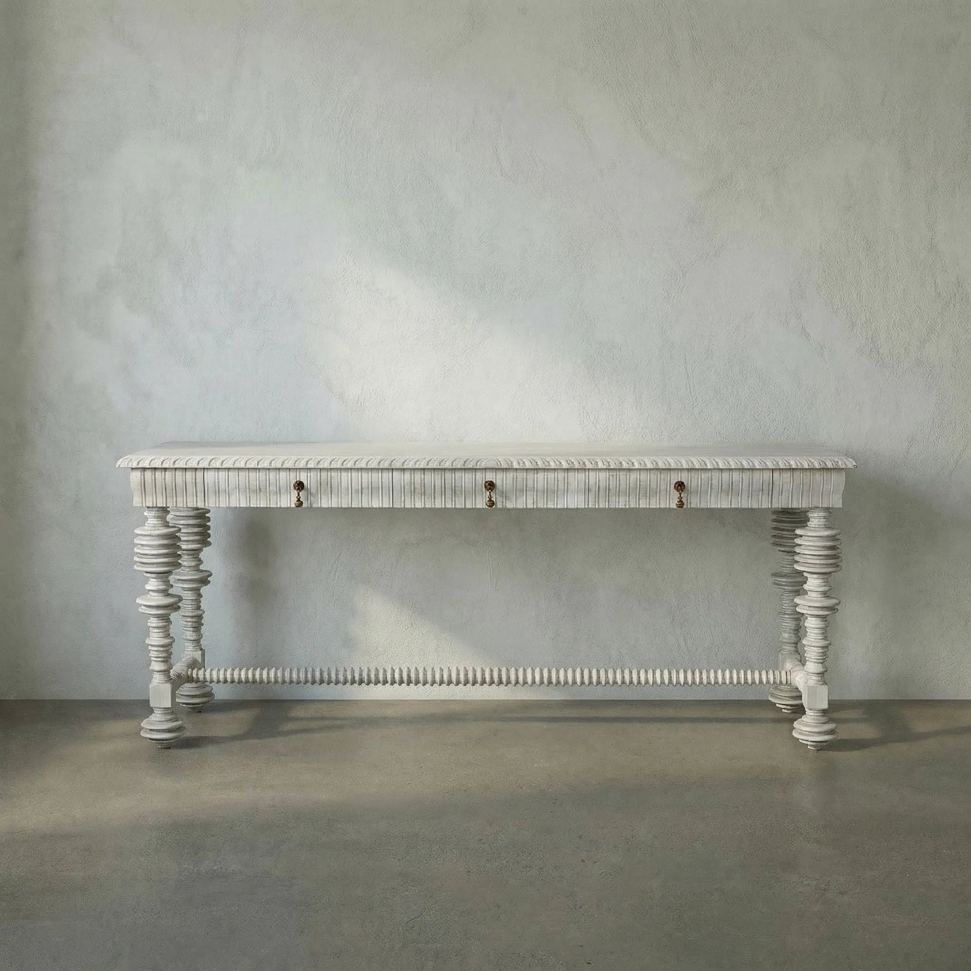 Portuguese Console by Noir. Made from mahogany in a eclectic & global style.