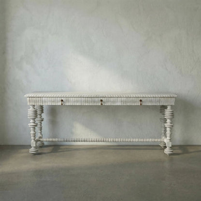 Portuguese Console by Noir. Made from mahogany in a eclectic & global style.
