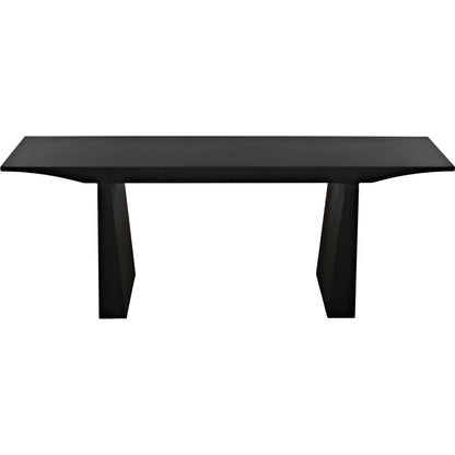 Truss Console by Noir in matte black. Made from industrial steel in a transitional style.