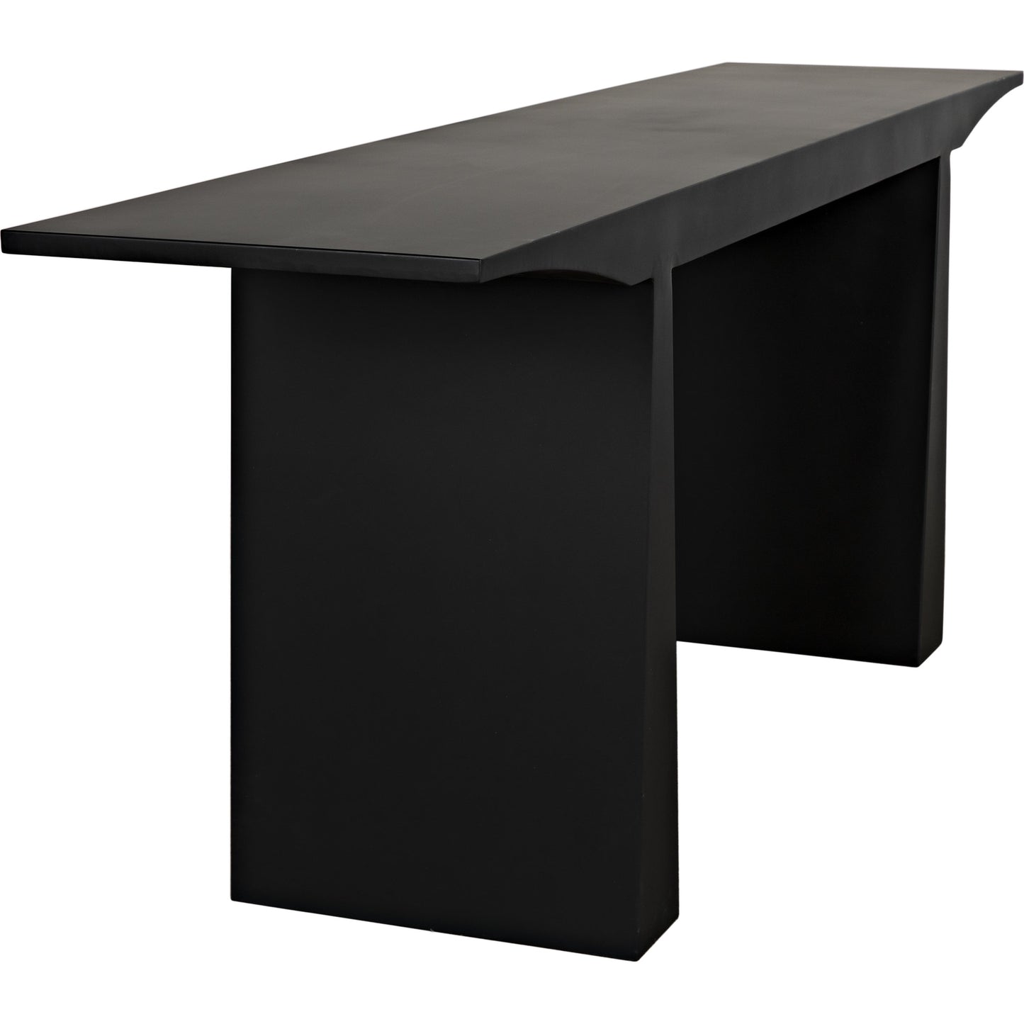 005 SI-1785690 | Additional Silo | Truss Console by Noir in matte black. Made from industrial steel in a transitional style.
