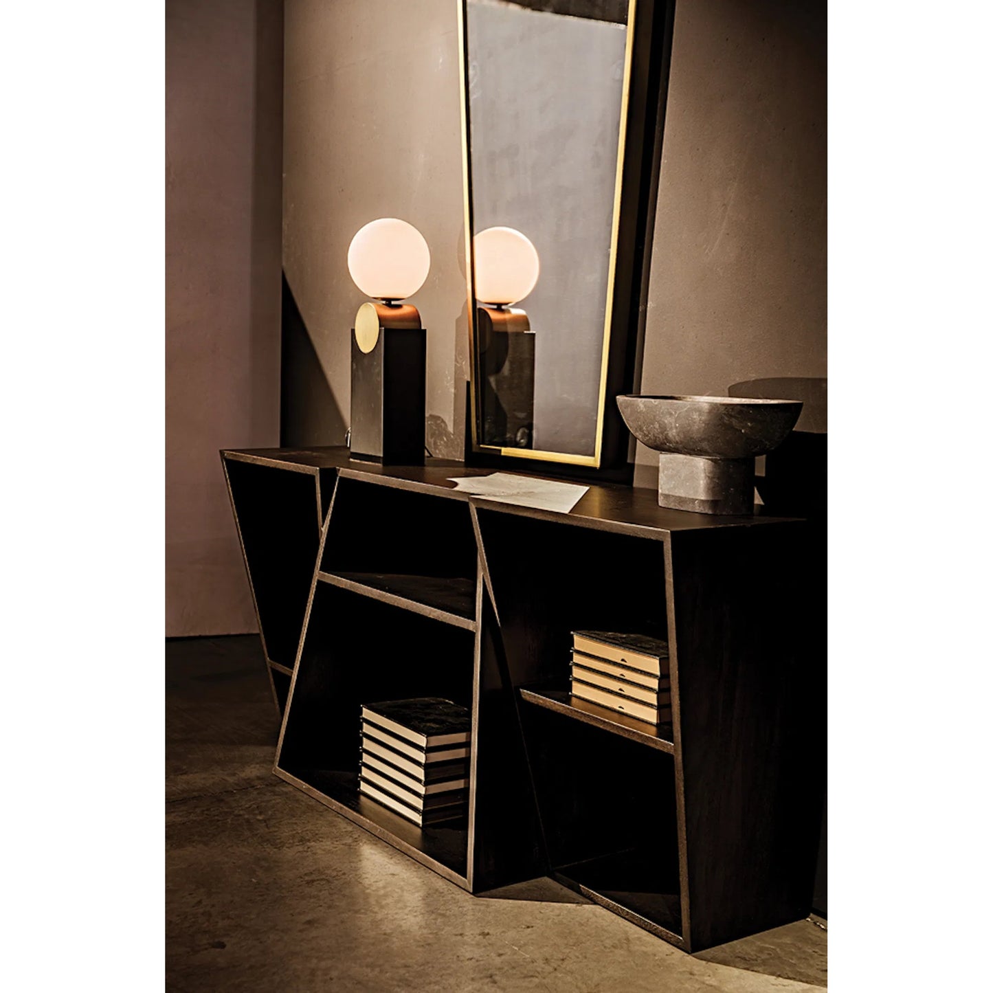 010 SI-1956876 | Lifestyle | Fatal Sideboard by Noir in ebony walnut. Made from walnut in a modern style.
