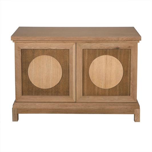 Wellington 2 Door Sideboard by Noir in clear flat. Made from white oak in a cottage & farmhouse style.